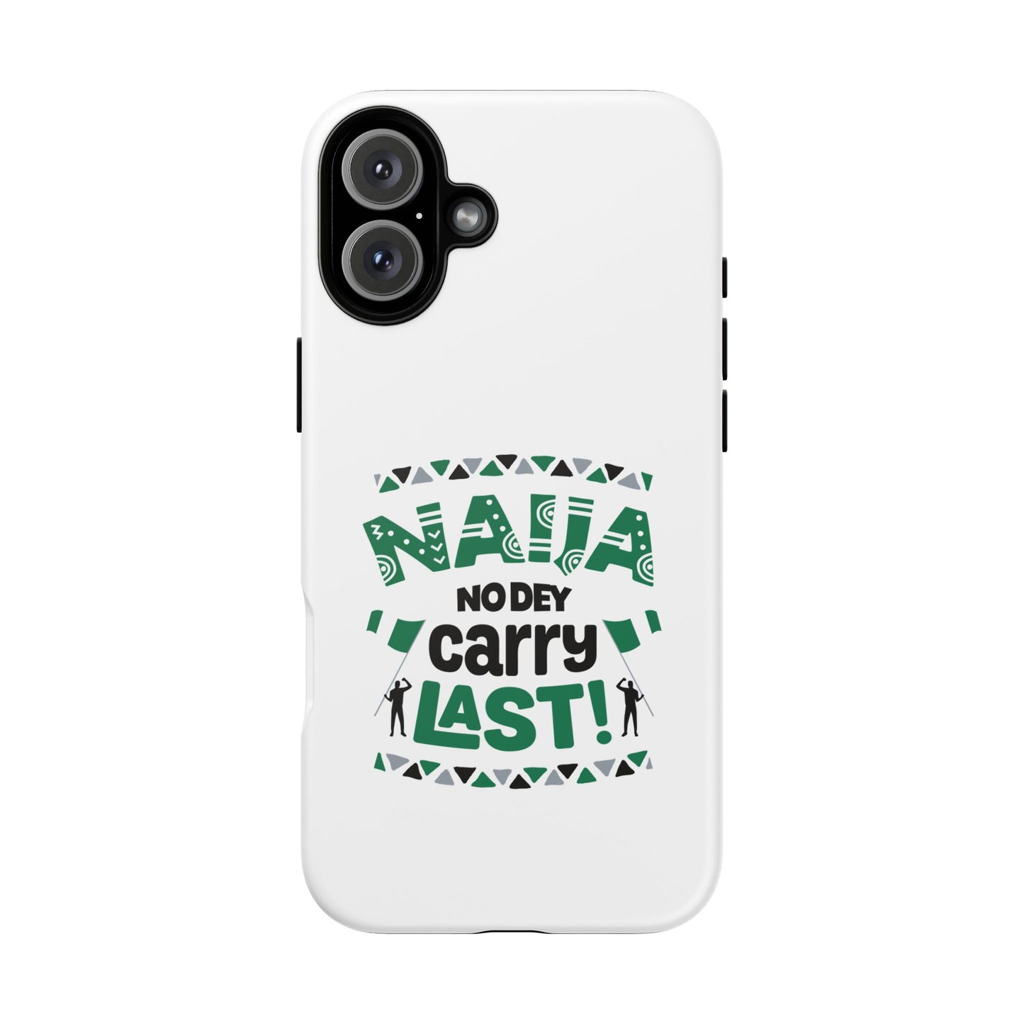 Nigerian-Inspired Tough Phone Case, Unique Gift, Trendy Accessory, Durable Protection, Fun Design for All Occasions