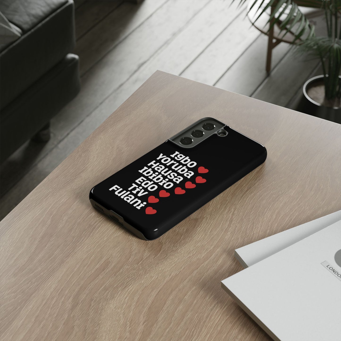 Phone Case — Nigerian Ethnic Pride Design (Igbo, Yoruba, Hausa, Ibibio, Edo, Tiv, Fulani)