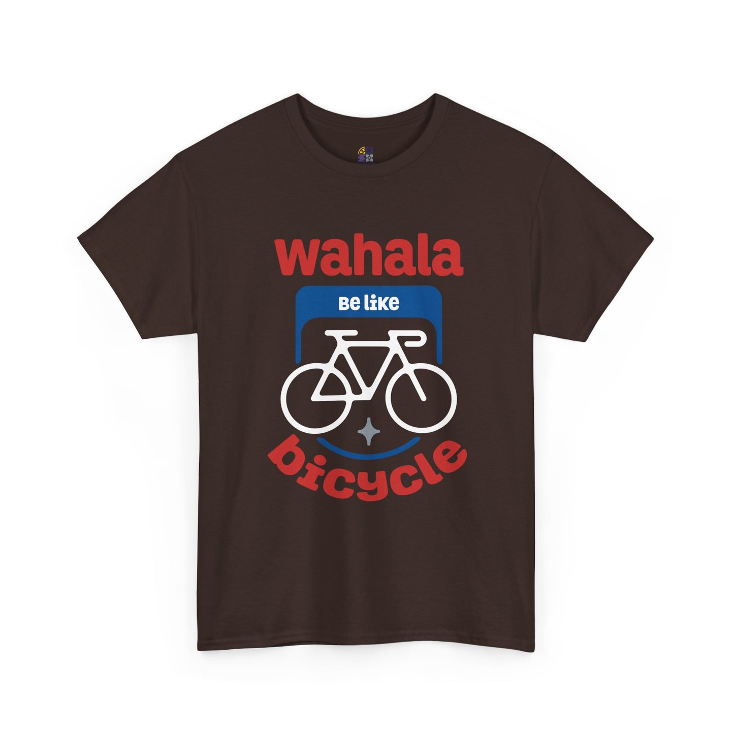 Wahala be like Bicycle Unisex Heavy Cotton Tee, Perfect Gift for Cyclists, Casual Wear, Bike Enthusiasts, Fun Statement Shirt