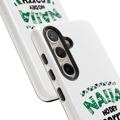 Nigerian-Inspired Tough Phone Case, Unique Gift, Trendy Accessory, Durable Protection, Fun Design for All Occasions