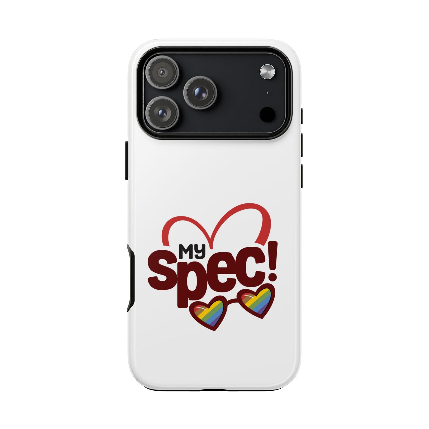 My Spec! Phone Case — Rainbow Heart Protective Case