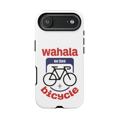Phone Case | Wahala Be Like Bicycle Tough Cases | Gift for Cyclists | Funny Phone Cover | Trendy Cycling Accessories