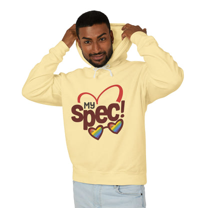 My Spec! Hoodie — Heart & Rainbow Sunglasses Sweatshirt