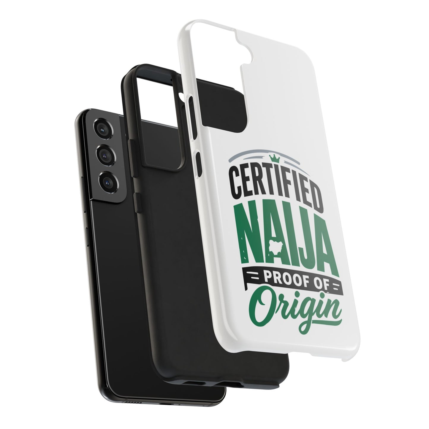 Certified Naija Phone Case – ‘Proof of Origin’ Tough Protective Cover