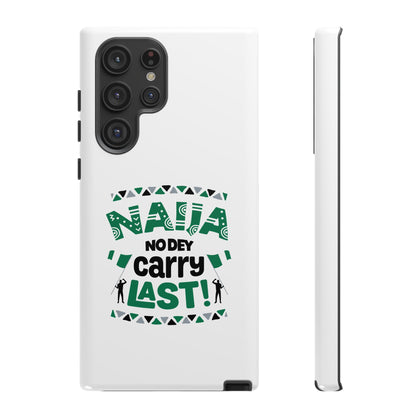 Nigerian-Inspired Tough Phone Case, Unique Gift, Trendy Accessory, Durable Protection, Fun Design for All Occasions