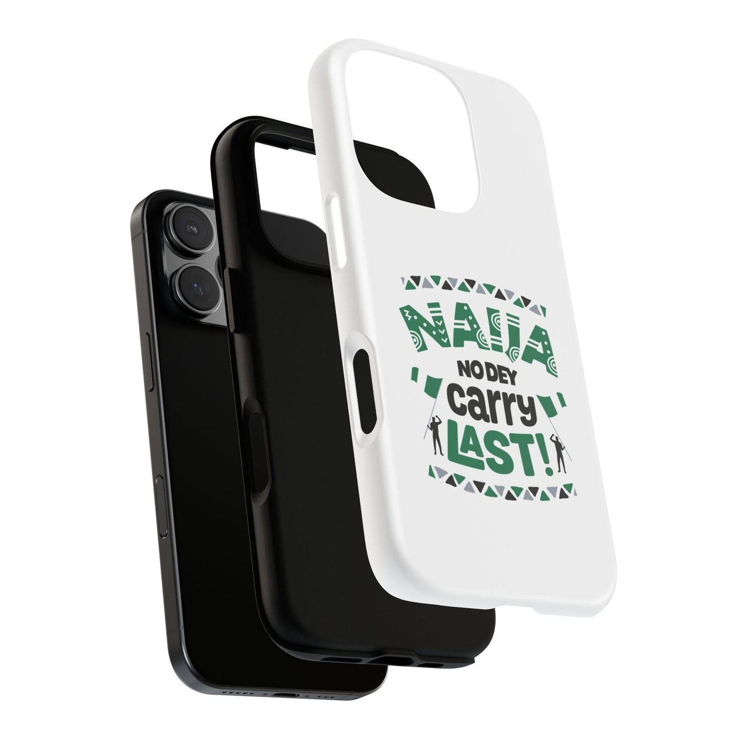 Nigerian-Inspired Tough Phone Case, Unique Gift, Trendy Accessory, Durable Protection, Fun Design for All Occasions