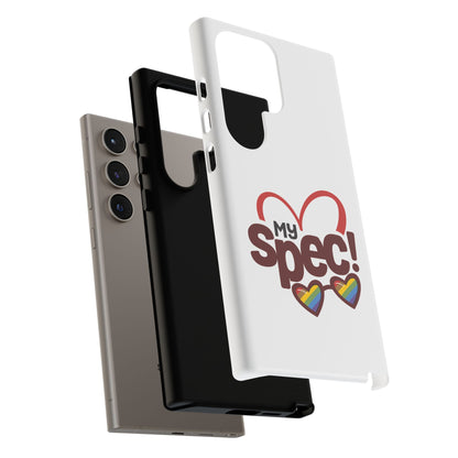 My Spec! Phone Case — Rainbow Heart Protective Case