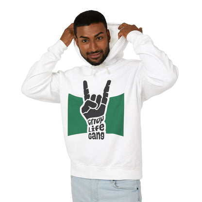 Hoodie — 'Chop Life Gang' Rock Hand Graphic Lightweight Hooded Sweatshirt