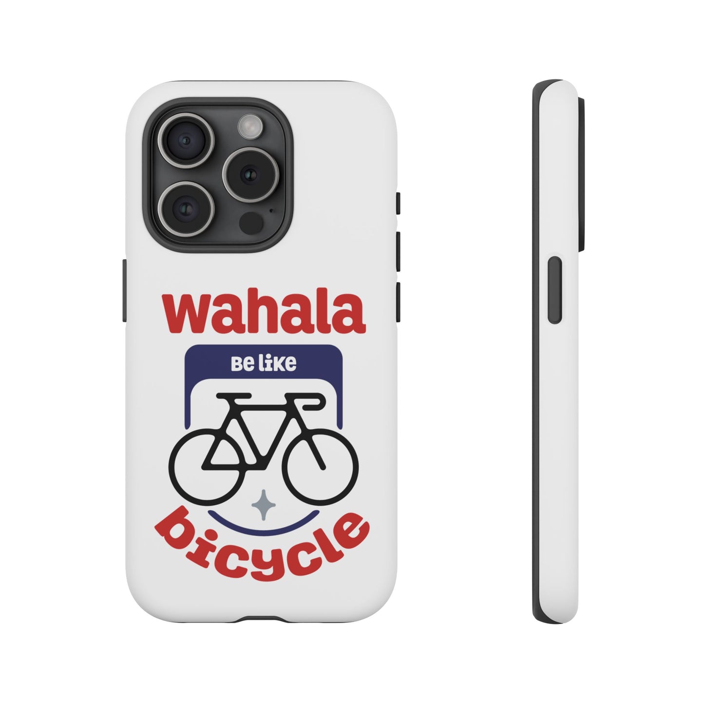 Bicycle Phone Case | Wahala Be Like | Tough Cases | Gift for Cyclists | Funny Phone Cover | Trendy Cycling Accessories