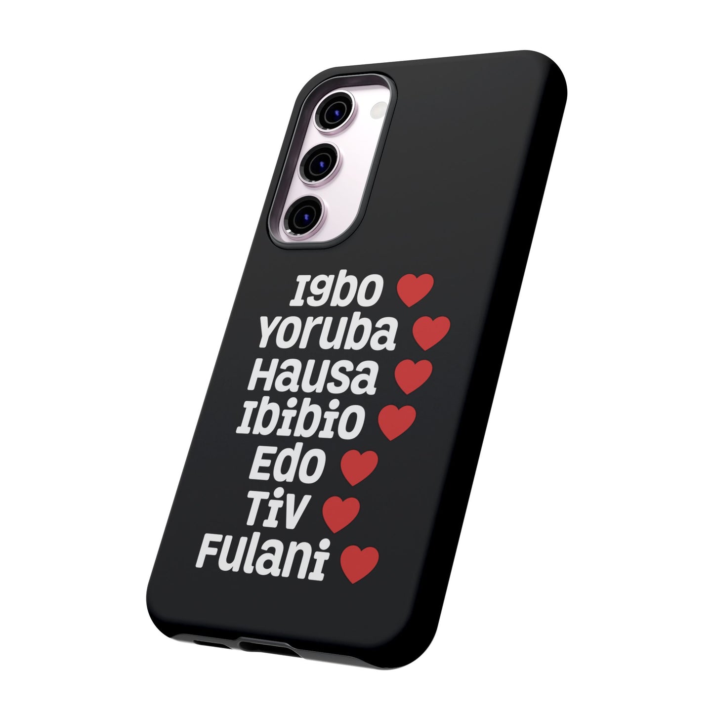 Phone Case — Nigerian Ethnic Pride Design (Igbo, Yoruba, Hausa, Ibibio, Edo, Tiv, Fulani)