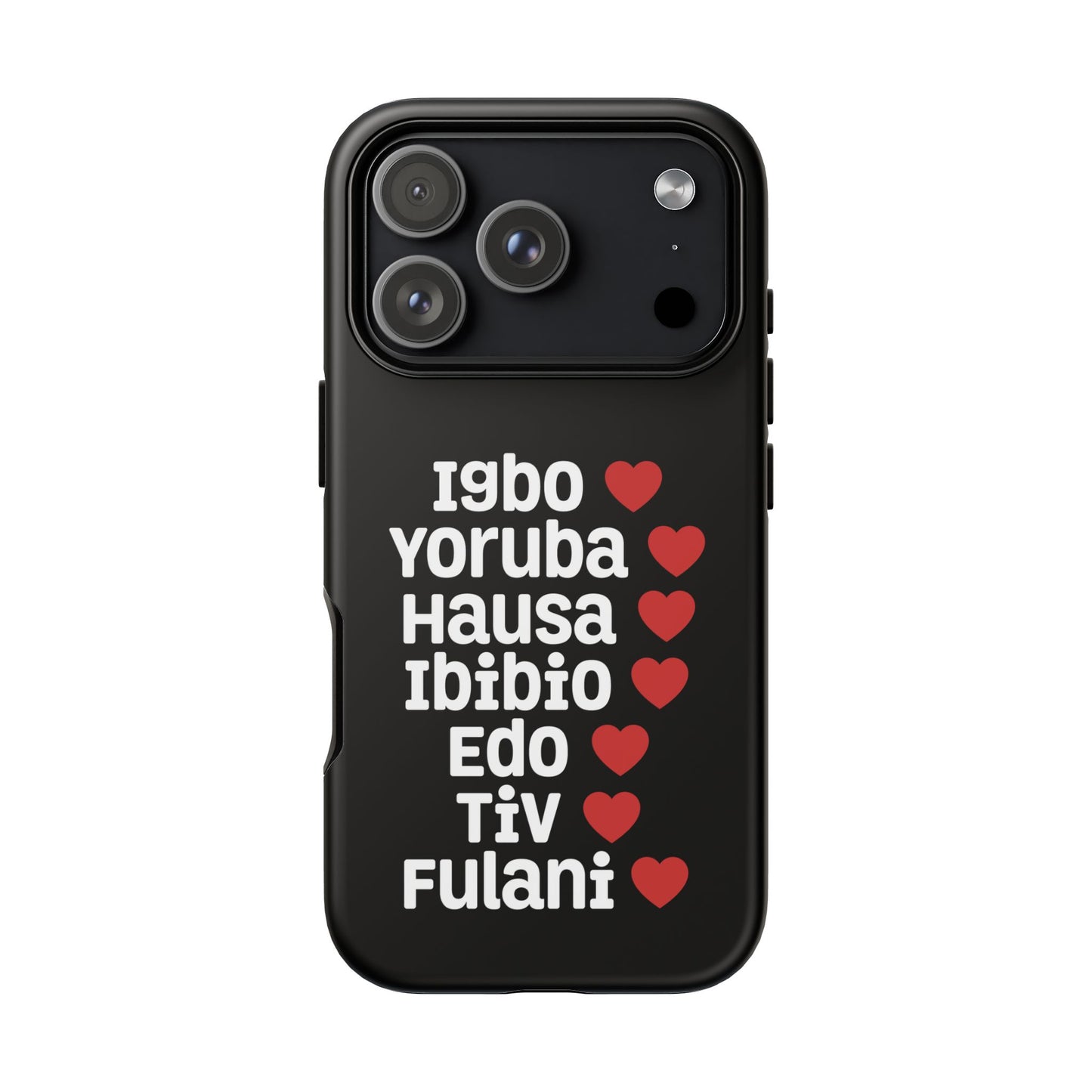 Phone Case — Nigerian Ethnic Pride Design (Igbo, Yoruba, Hausa, Ibibio, Edo, Tiv, Fulani)