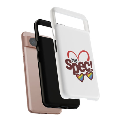 My Spec! Phone Case — Rainbow Heart Protective Case
