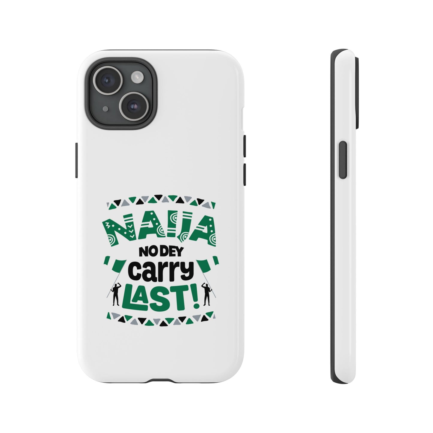 Nigerian-Inspired Tough Phone Case, Unique Gift, Trendy Accessory, Durable Protection, Fun Design for All Occasions