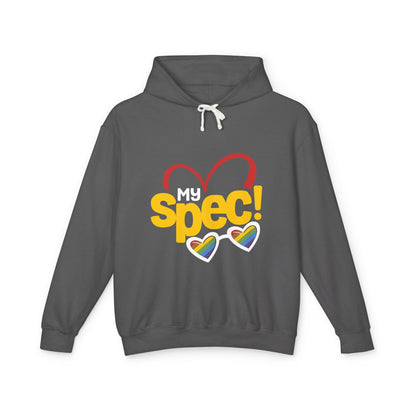 My Spec! Hoodie — Heart & Rainbow Sunglasses Sweatshirt