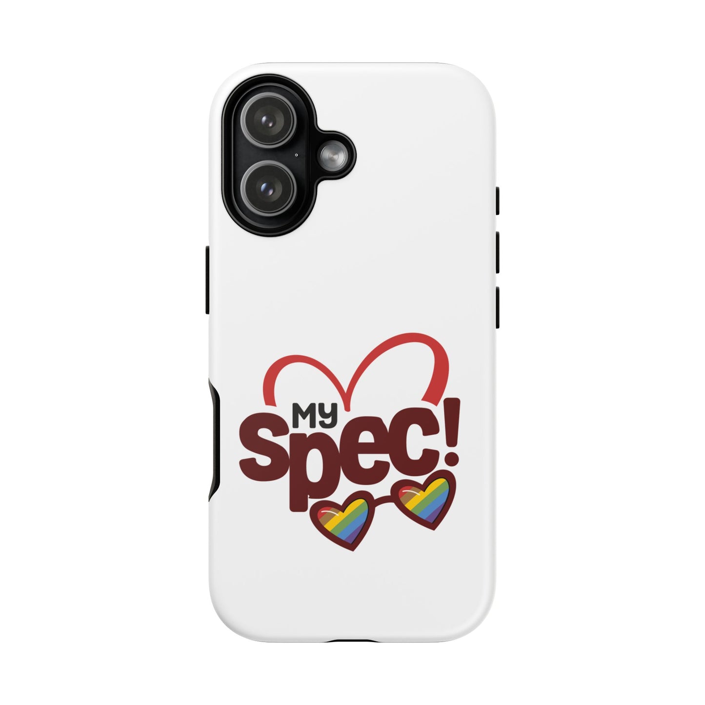 My Spec! Phone Case — Rainbow Heart Protective Case