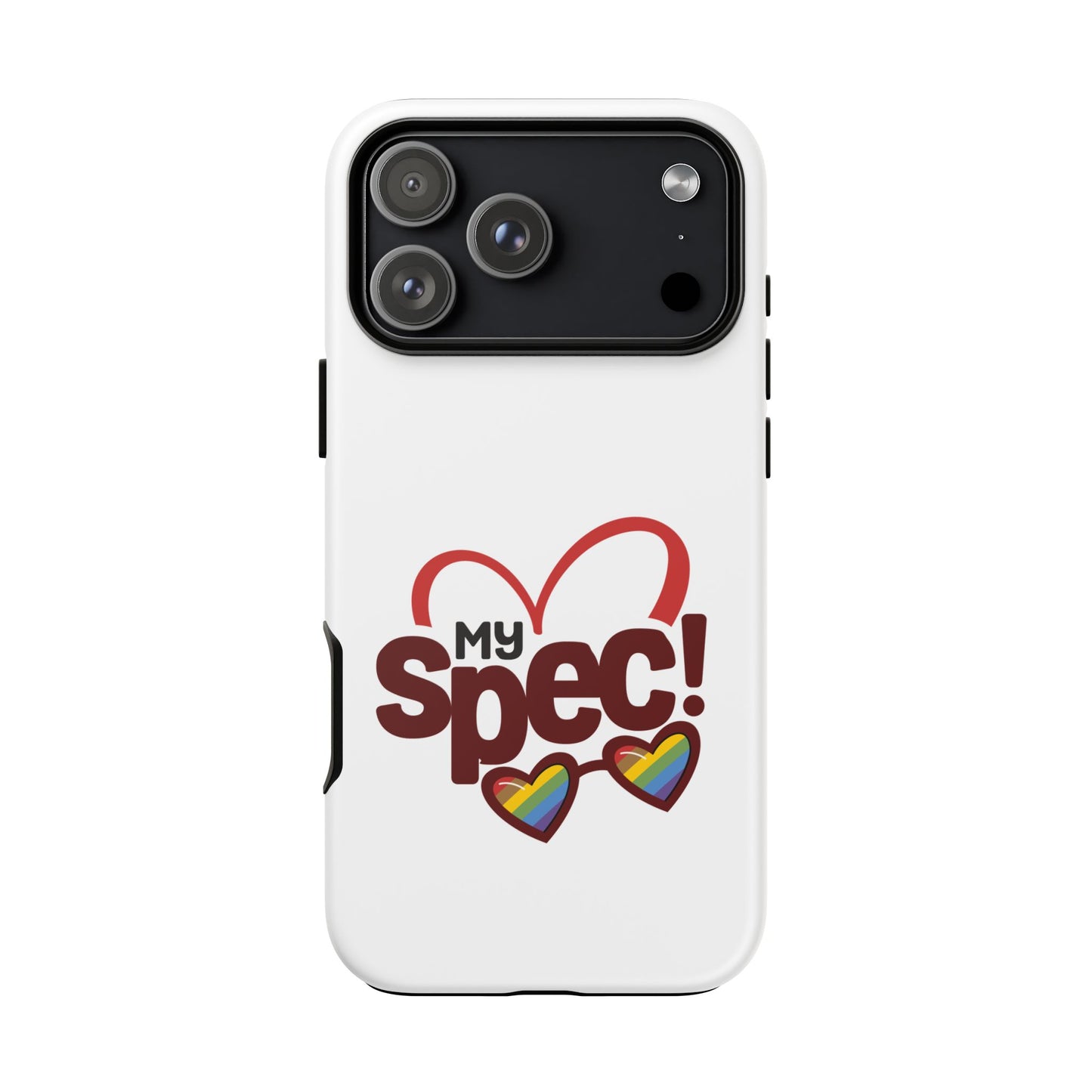 My Spec! Phone Case — Rainbow Heart Protective Case