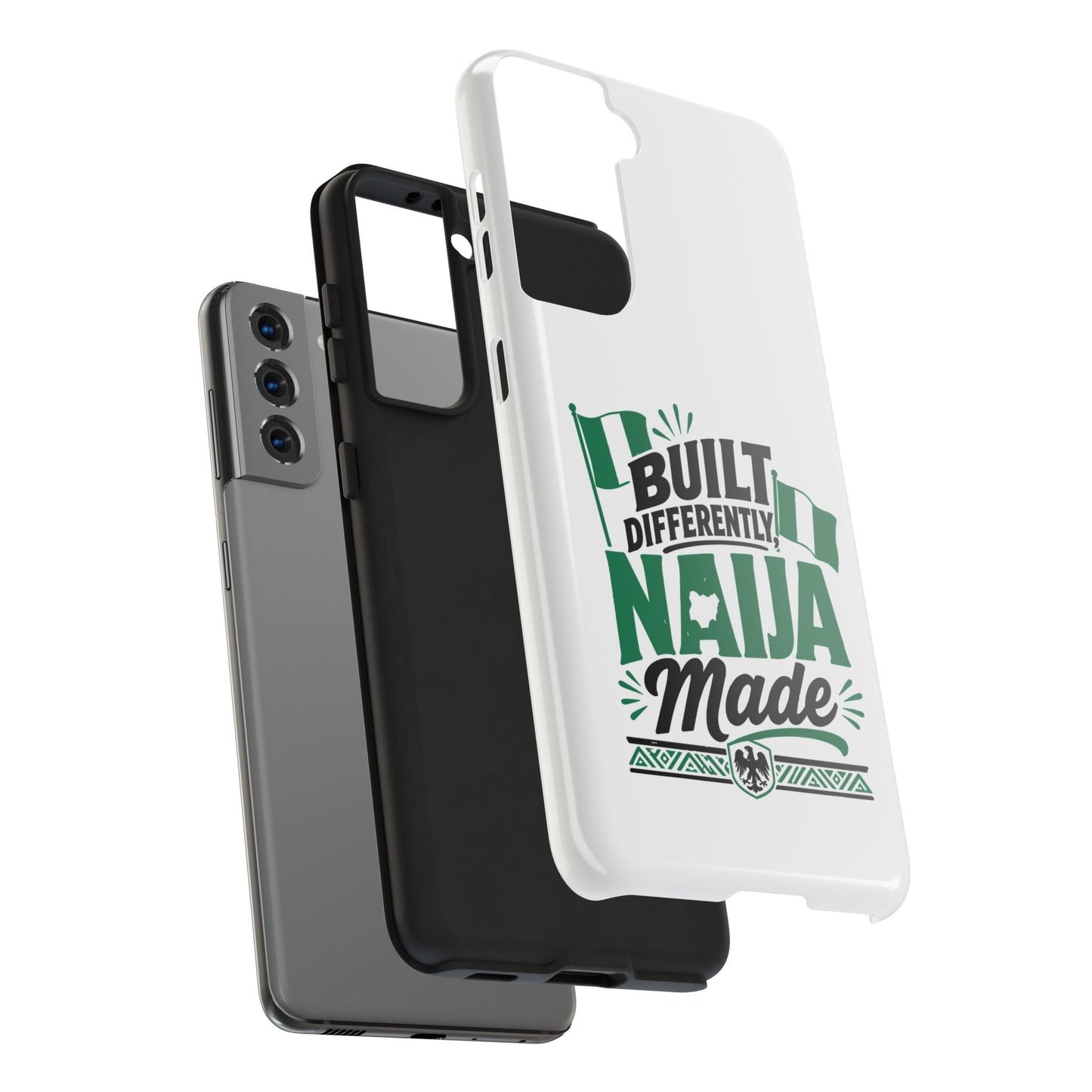 Naija Made Tough Phone Case — Built Differently Nigerian Pride Protective Cover