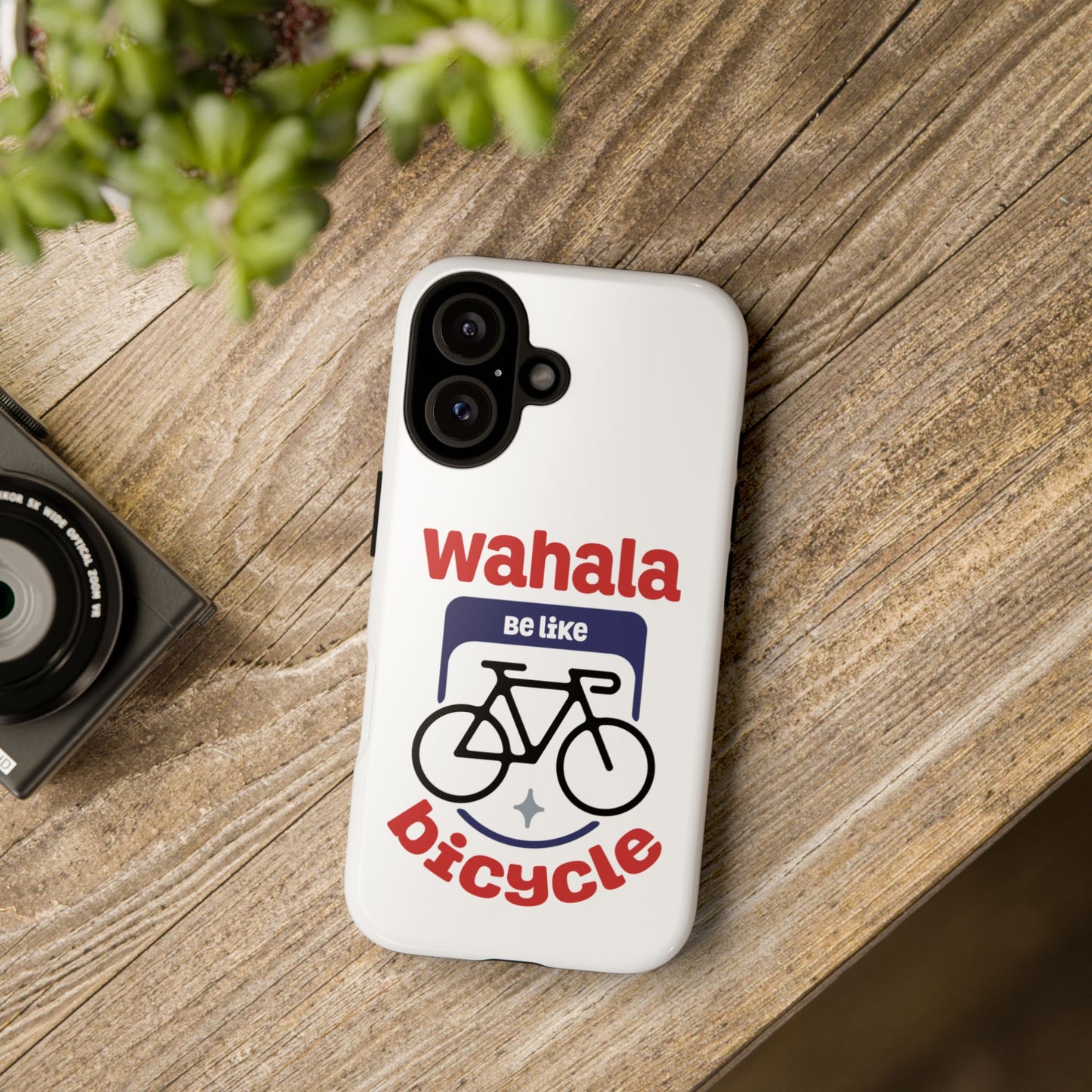 Bicycle Phone Case | Wahala Be Like | Tough Cases | Gift for Cyclists | Funny Phone Cover | Trendy Cycling Accessories