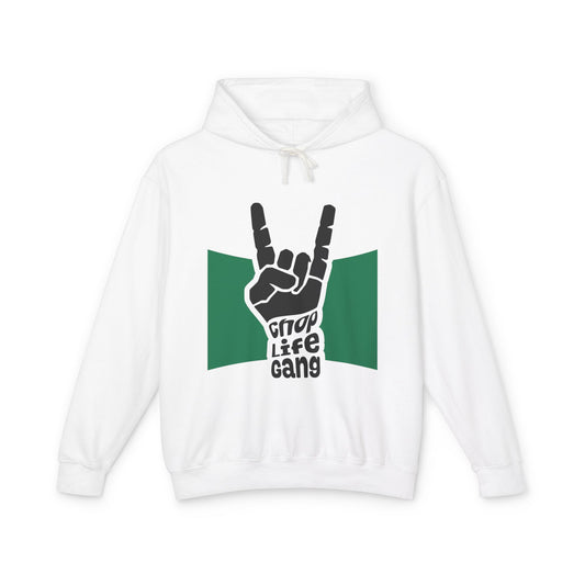 Hoodie — 'Chop Life Gang' Rock Hand Graphic Lightweight Hooded Sweatshirt