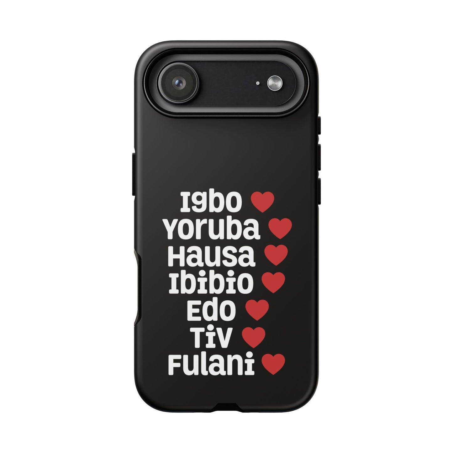 Phone Case — Nigerian Ethnic Pride Design (Igbo, Yoruba, Hausa, Ibibio, Edo, Tiv, Fulani)