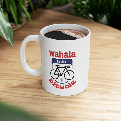 Funny Ceramic Mug - "Wahala be like Bicycle" - Perfect Gift for Coffee Lovers, Birthdays, Mornings, Home Office, Tea Enthusiasts
