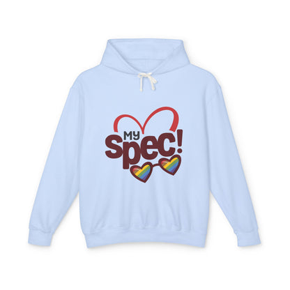 My Spec! Hoodie — Heart & Rainbow Sunglasses Sweatshirt