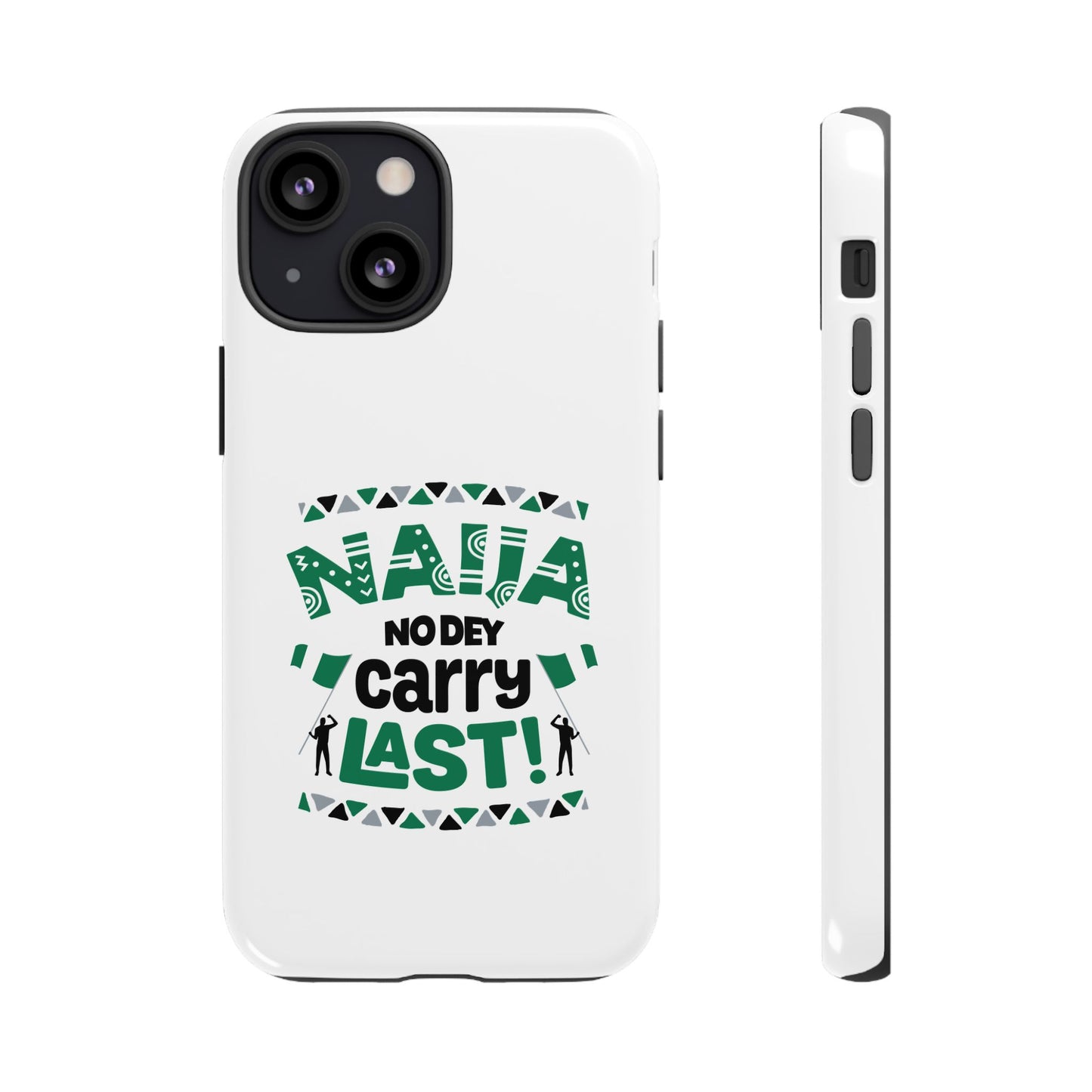 Nigerian-Inspired Tough Phone Case, Unique Gift, Trendy Accessory, Durable Protection, Fun Design for All Occasions