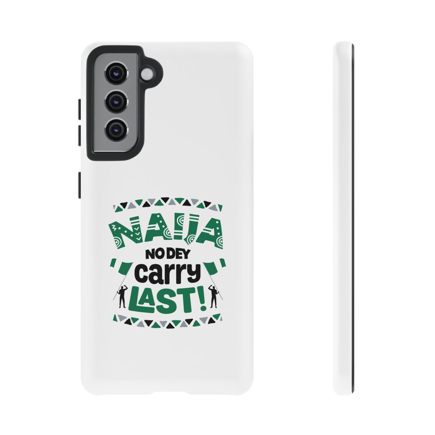 Nigerian-Inspired Tough Phone Case, Unique Gift, Trendy Accessory, Durable Protection, Fun Design for All Occasions