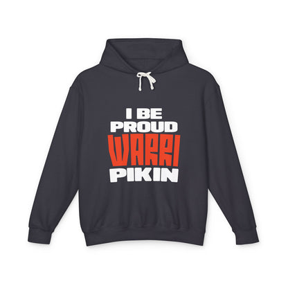I Be Proud Warri Pikin Hoodie — Afro-Caribbean Pride Lightweight Hooded Sweatshirt