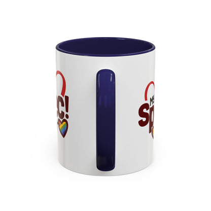 My Spec! Coffee Mug — Pride Heart & Rainbow Glasses Accent Mug