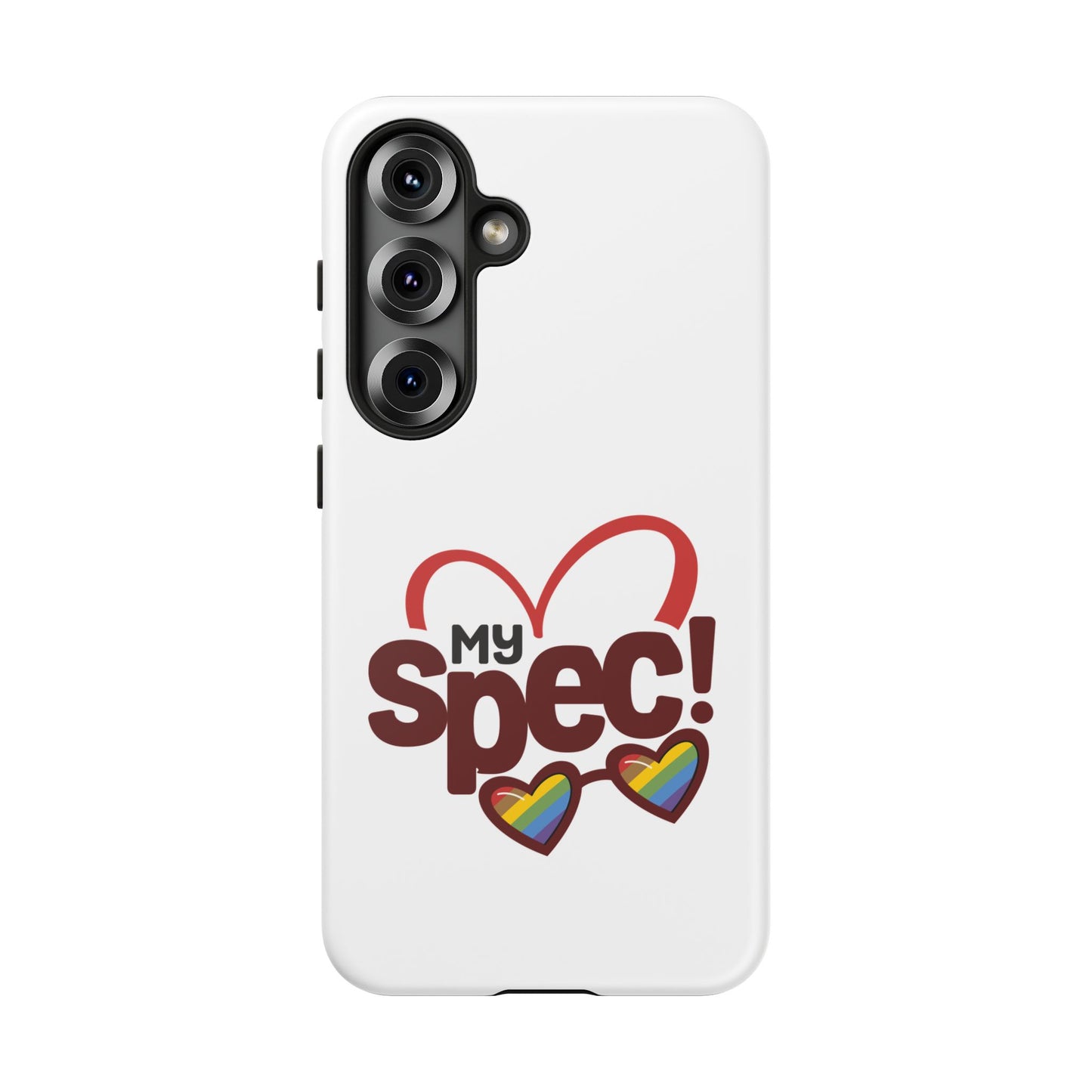My Spec! Phone Case — Rainbow Heart Protective Case
