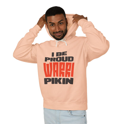 I Be Proud Warri Pikin Hoodie — Afro-Caribbean Pride Lightweight Hooded Sweatshirt
