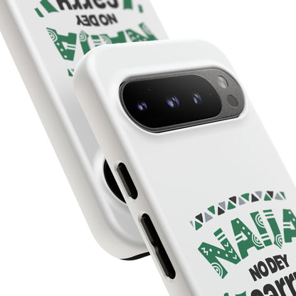 Nigerian-Inspired Tough Phone Case, Unique Gift, Trendy Accessory, Durable Protection, Fun Design for All Occasions
