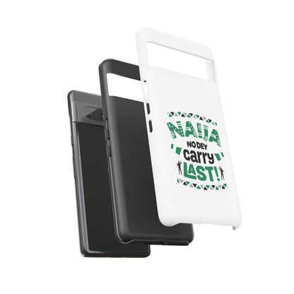 Nigerian-Inspired Tough Phone Case, Unique Gift, Trendy Accessory, Durable Protection, Fun Design for All Occasions
