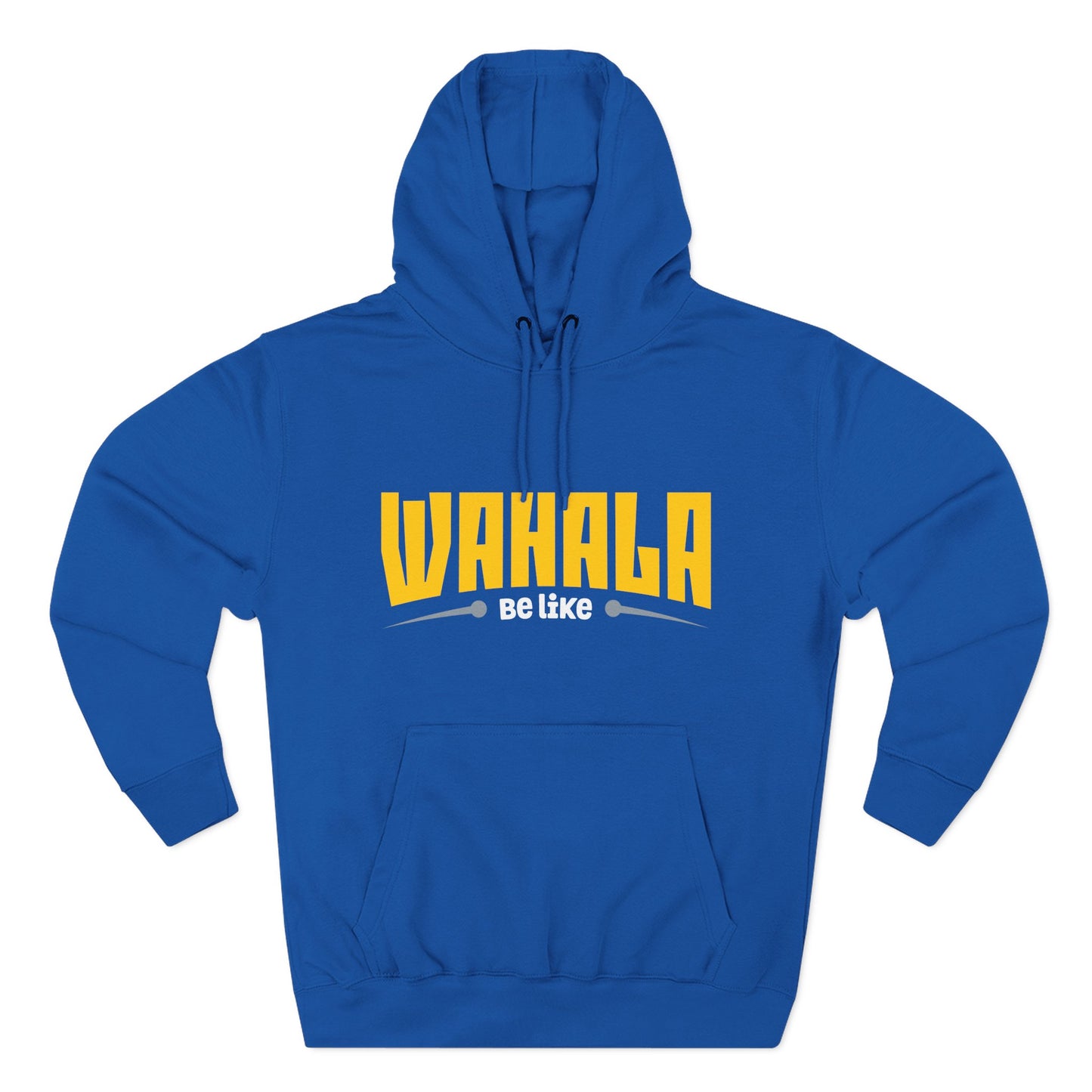 Wahalla be like Bicycle Fleece Hoodie | Great for Cyclists, Casual Wear, Gifts, Fall Fashion, Bike Festivals