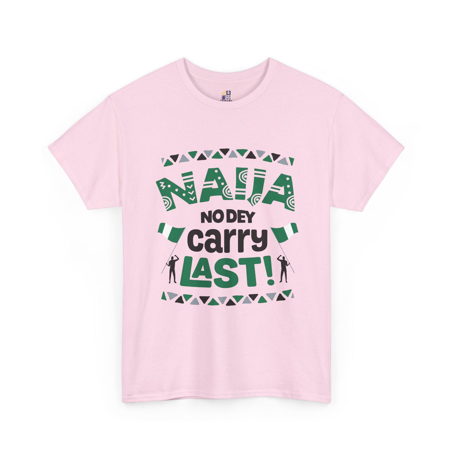 Nigerian Pride Unisex Heavy Cotton Tee, Fun Statement T-Shirt, Perfect for Casual Wear, Cultural Celebrations, Gift for Friends