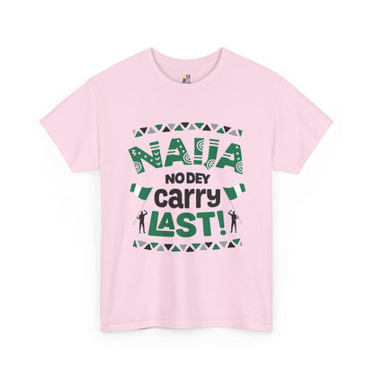 Nigerian Pride Unisex Heavy Cotton Tee, Fun Statement T-Shirt, Perfect for Casual Wear, Cultural Celebrations, Gift for Friends