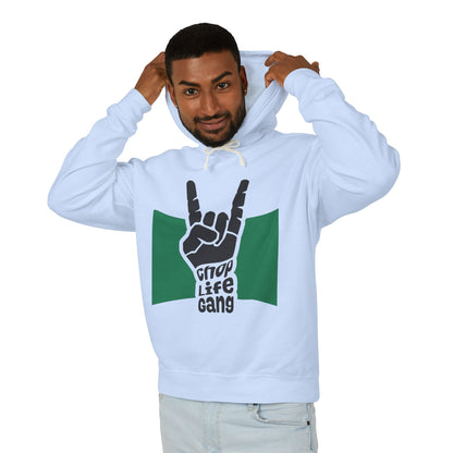 Hoodie — 'Chop Life Gang' Rock Hand Graphic Lightweight Hooded Sweatshirt