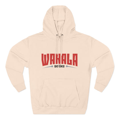 Wahalla be like Bicycle Fleece Hoodie | Great for Cyclists, Casual Wear, Gifts, Fall Fashion, Bike Festivals