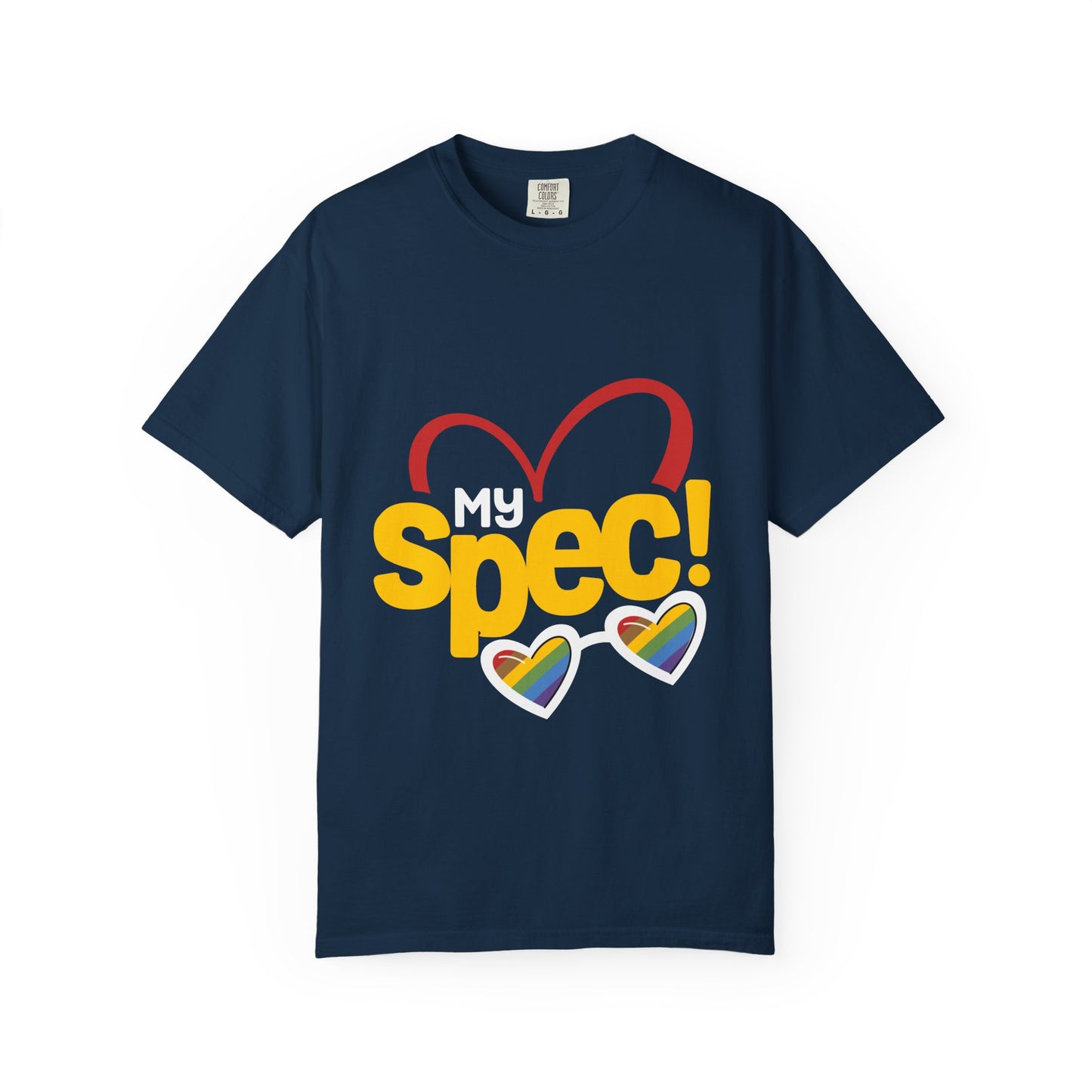 My Spec! T-Shirt – Pride Heart Sunglasses Awareness Tee
