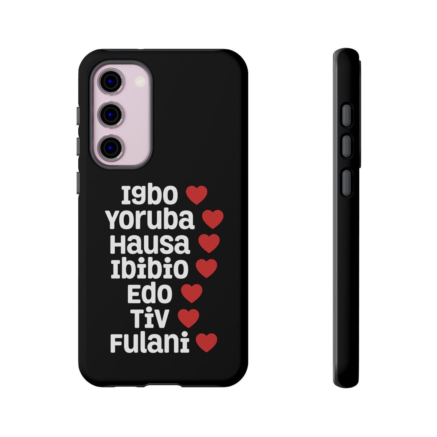 Phone Case — Nigerian Ethnic Pride Design (Igbo, Yoruba, Hausa, Ibibio, Edo, Tiv, Fulani)