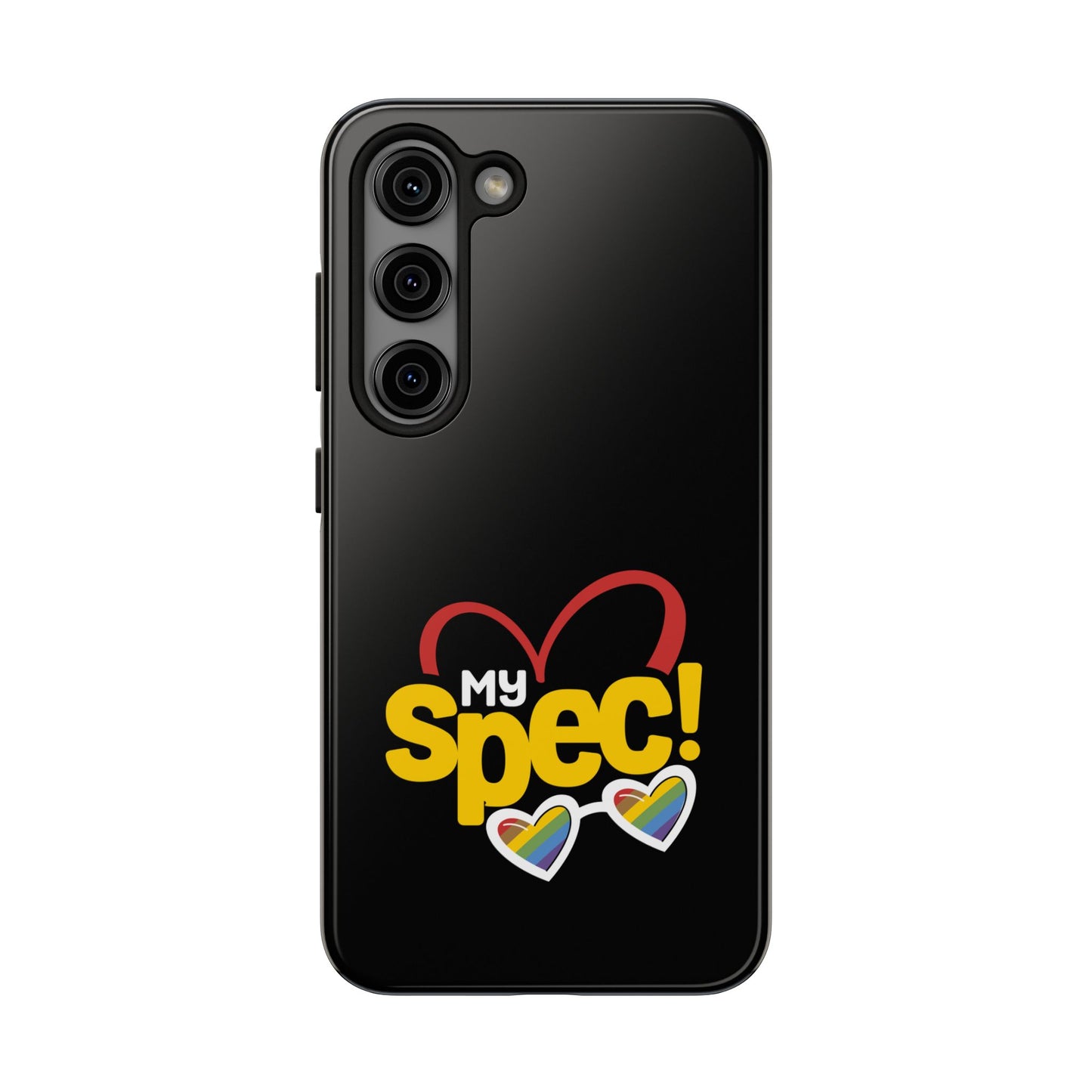 “My Spec!” Rainbow Heart Pride Protective Case