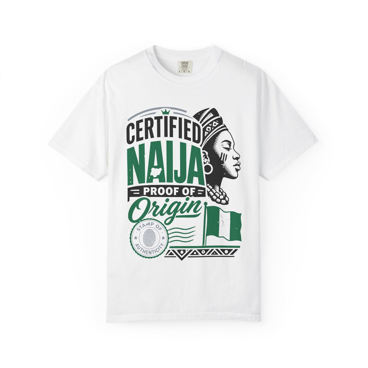 Certified Naija Proof of Origin Naija Style T-Shirt