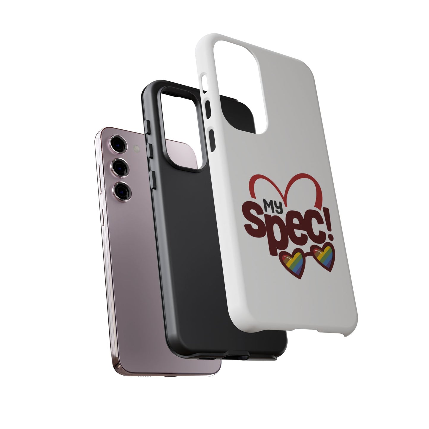My Spec! Phone Case — Rainbow Heart Protective Case