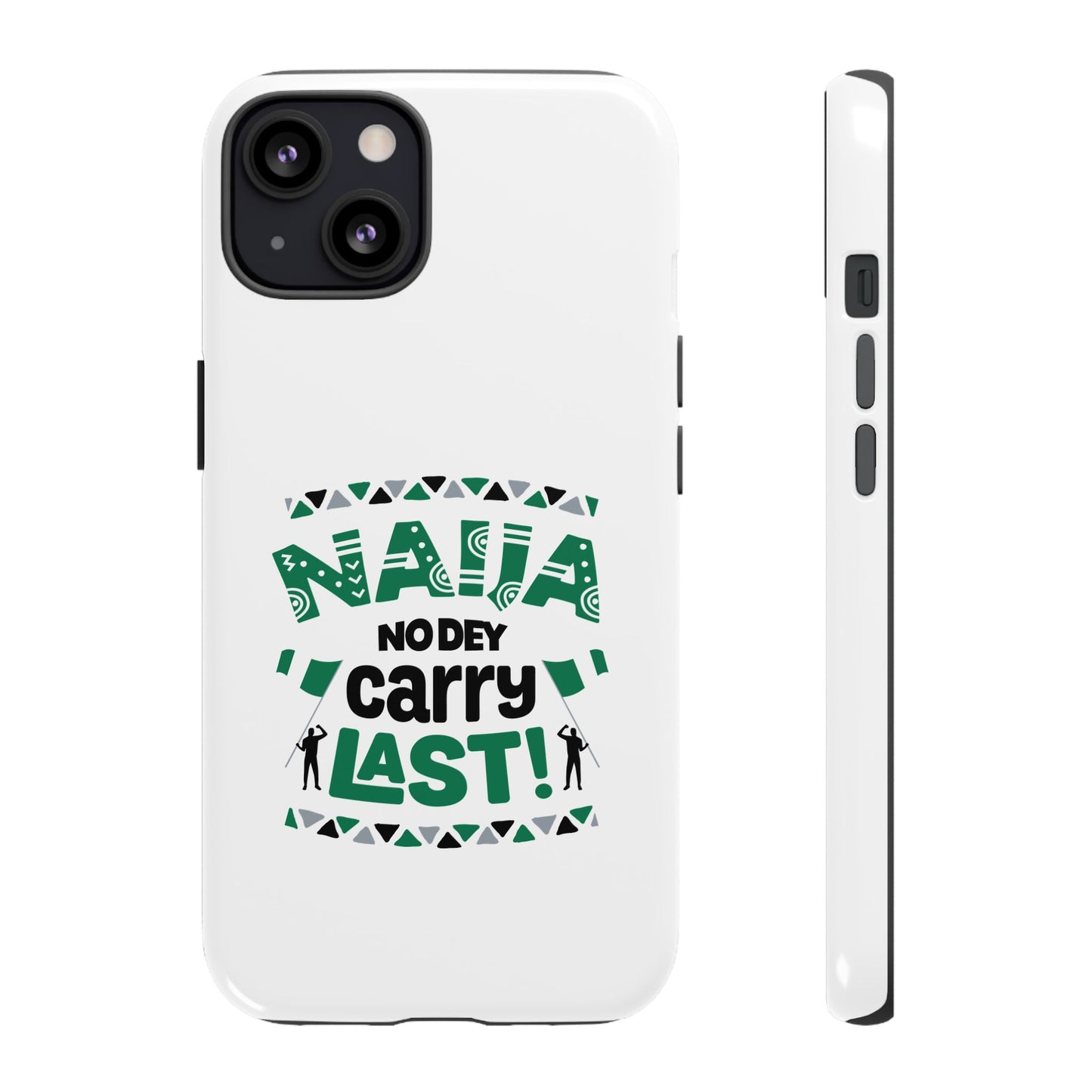 Nigerian-Inspired Tough Phone Case, Unique Gift, Trendy Accessory, Durable Protection, Fun Design for All Occasions