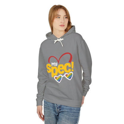 My Spec! Hoodie — Heart & Rainbow Sunglasses Sweatshirt