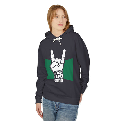 Hoodie — 'Chop Life Gang' Rock Hand Graphic Lightweight Hooded Sweatshirt