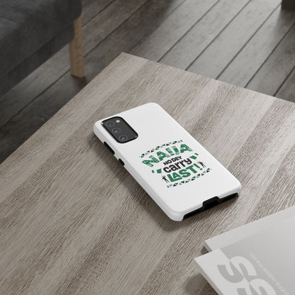 Nigerian-Inspired Tough Phone Case, Unique Gift, Trendy Accessory, Durable Protection, Fun Design for All Occasions