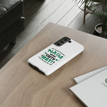 Nigerian-Inspired Tough Phone Case, Unique Gift, Trendy Accessory, Durable Protection, Fun Design for All Occasions