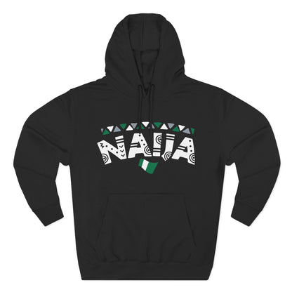 Nigeria Pride Fleece Hoodie - Celebrate Culture, Casual Style, Unisex Gift, Festivals, Comfortable Wear
